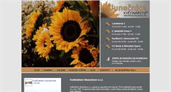 Desktop Screenshot of kvetinarstvislunecnice.com
